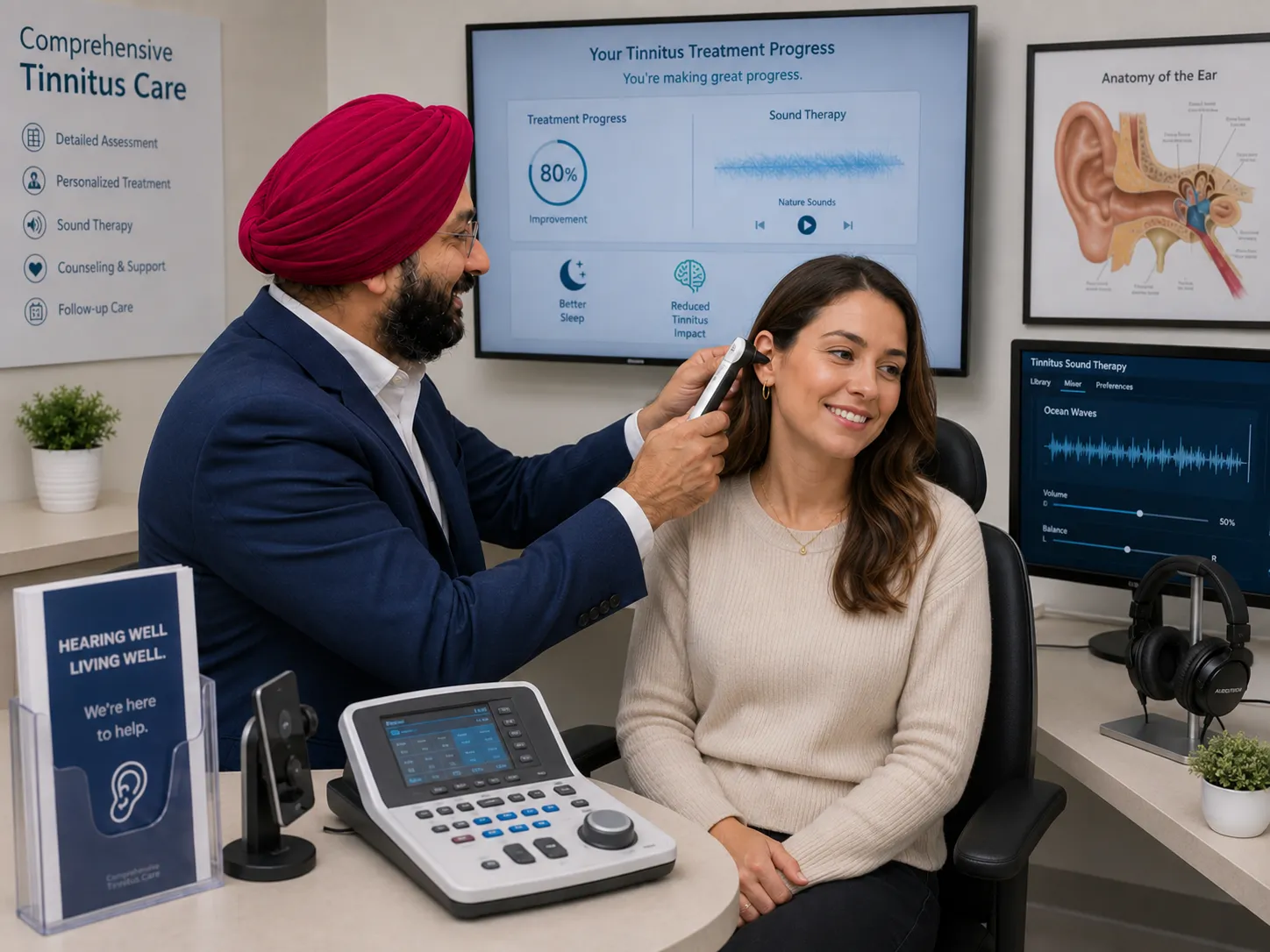 Professional audiology care at Earport